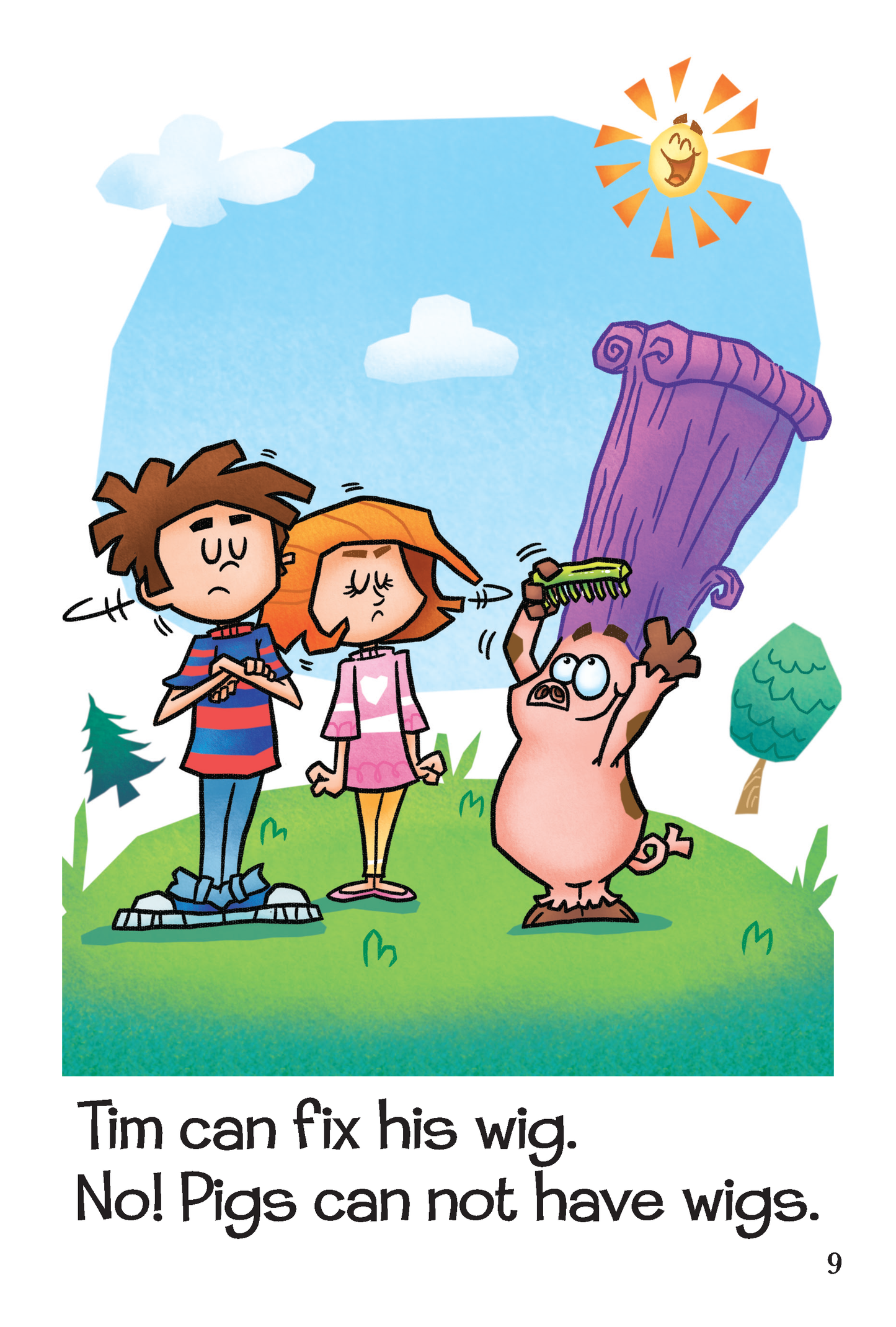 A Pig and His Wig