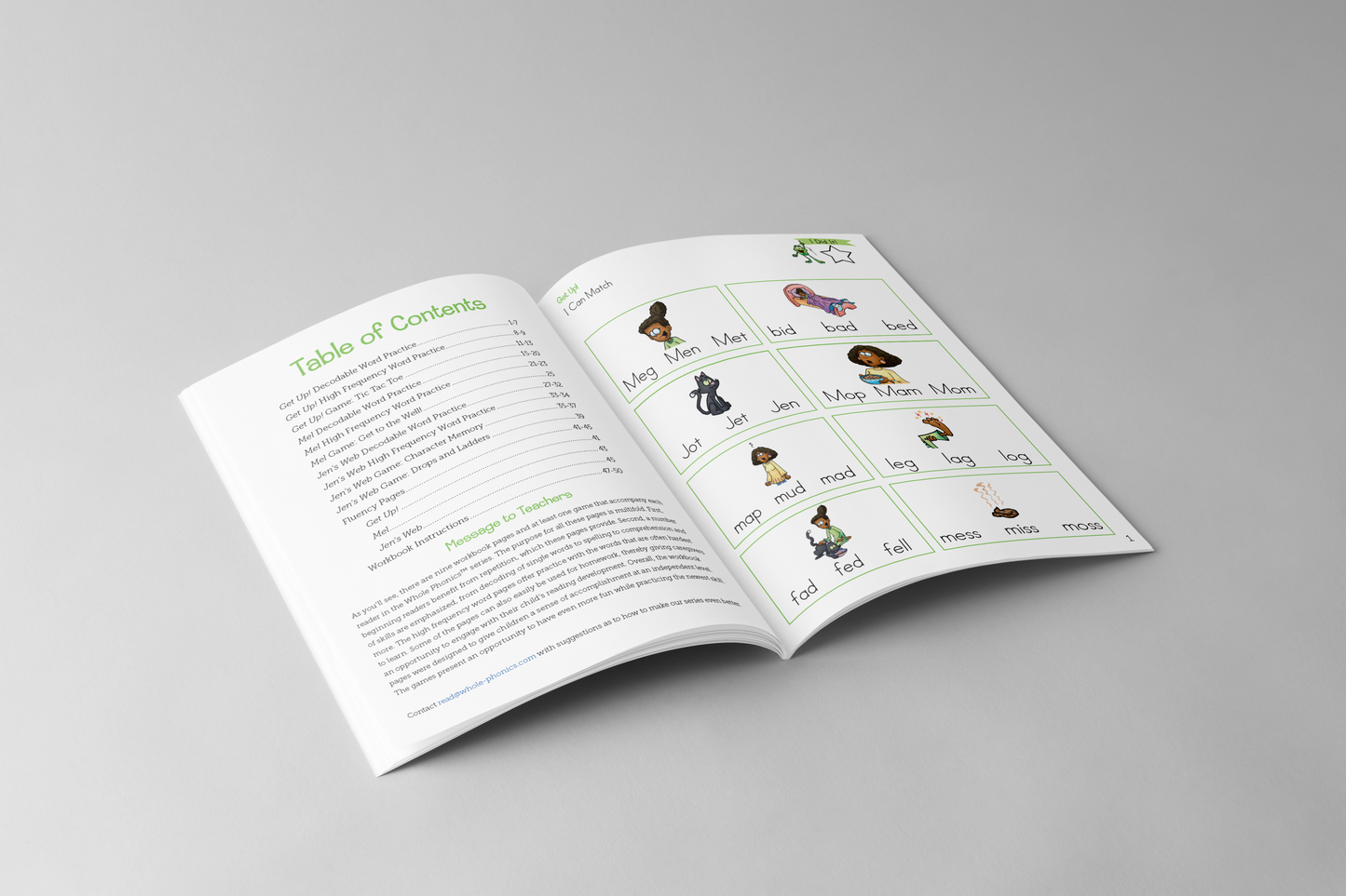 Sh Decodable Books and Workbook Set