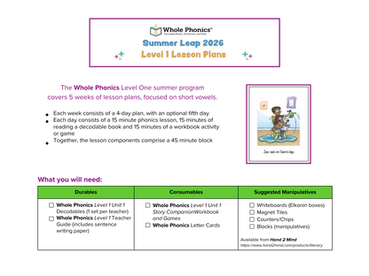 Summer Leap - Grade 2
