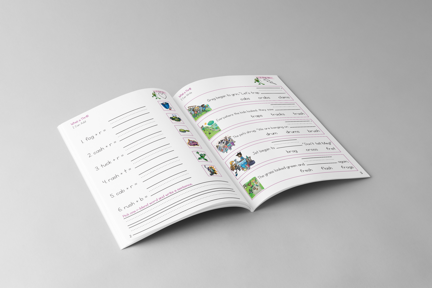 R Blends Workbook (Level 3, Unit 4)