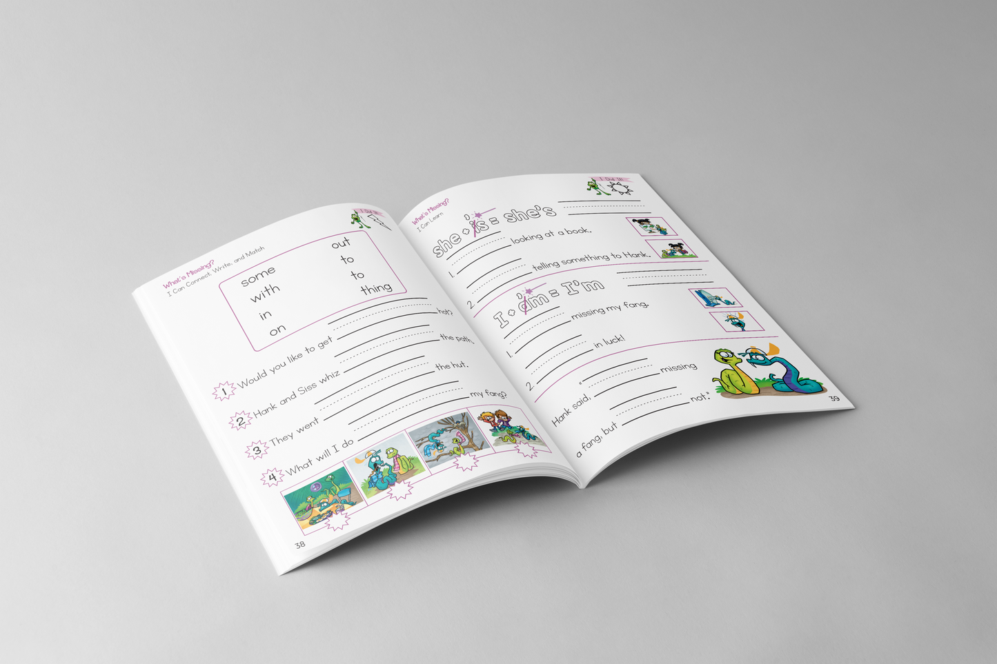 -ang -ank Decodable Books and Workbook Set (Level 3, Unit 2) - 4 Items