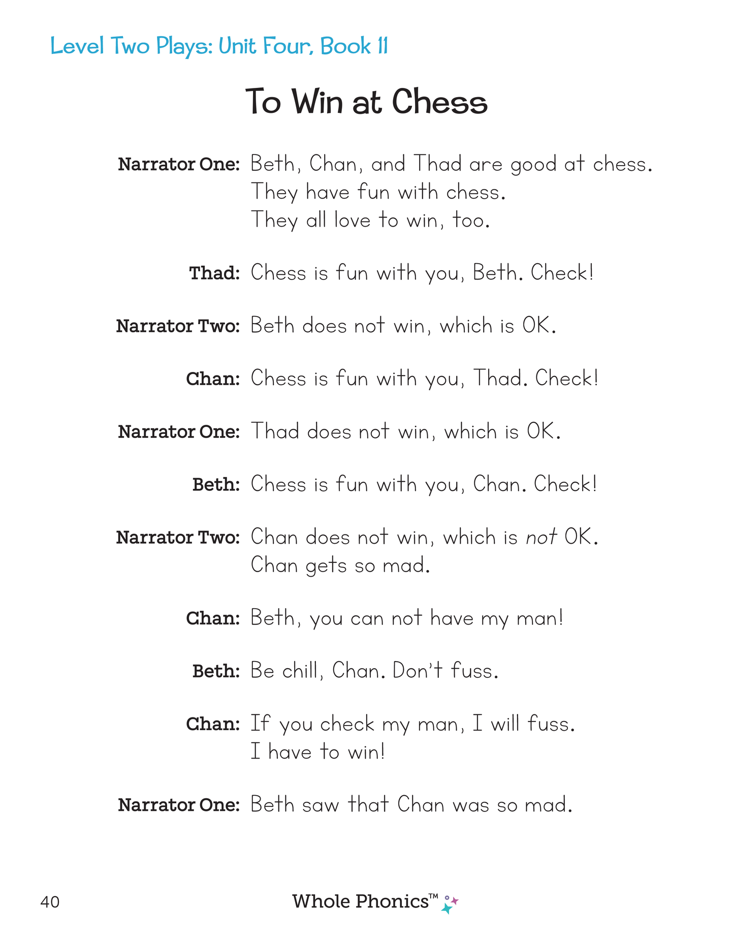 Let's Play! Digraph Reader's Theater - Level 2