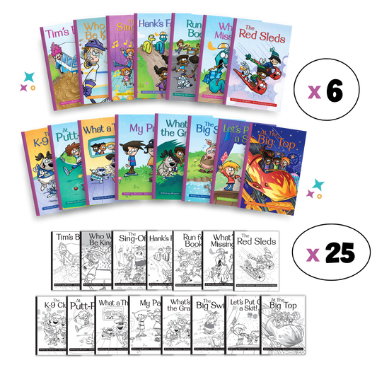 Glued Sounds & Ending Blends Classroom Set