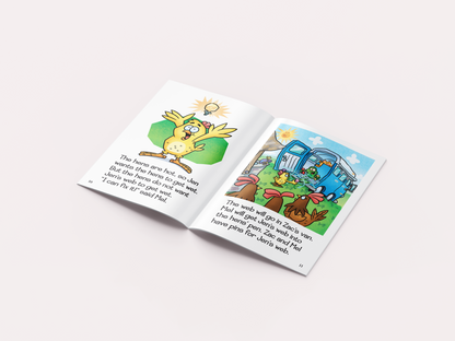 Short Vowel Decodable Books and Workbook Set