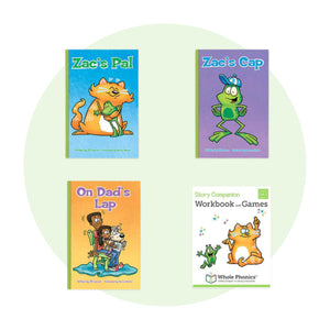 Short a Decodable Books and Workbook Set (Level 1, Unit 1) - 4 items