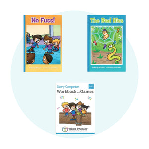 -zz, -ll, -ff, -ss Decodable Books and Workbook Set (Level 2, Unit 2) - 3 Items