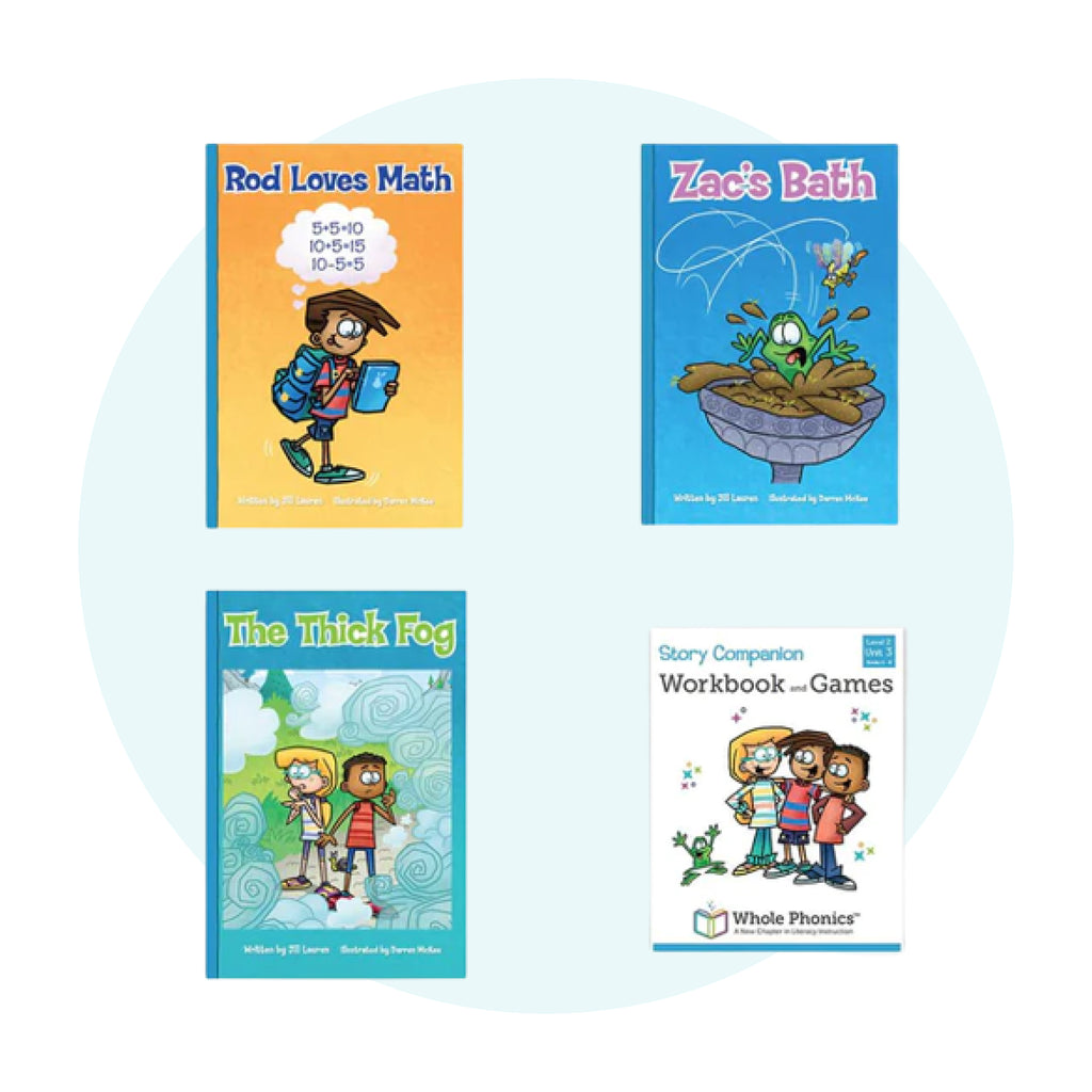 Th Decodable Books and Workbook Set (Level 2, Unit 3) - 4 Items