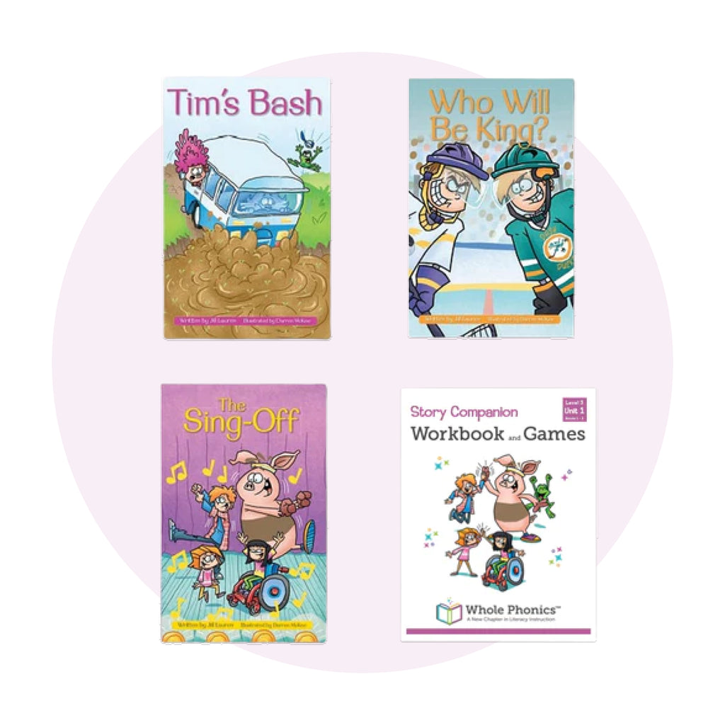 -ing -ink Decodable Books and Workbook Set (Level 3, Unit 1) - 4 Items