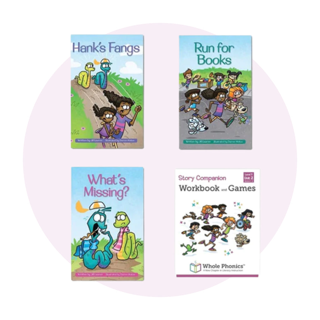 -ang -ank Decodable Books and Workbook Set (Level 3, Unit 2) - 4 Items