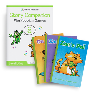 Short a Decodable Books and Workbook Set (Level 1, Unit 1) - 4 items