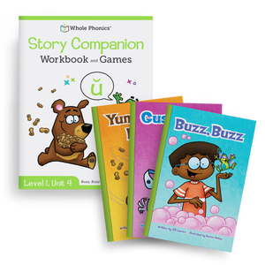 Short u Decodable Book and Workbook Set (Level 1, Unit 4) - 4 Items