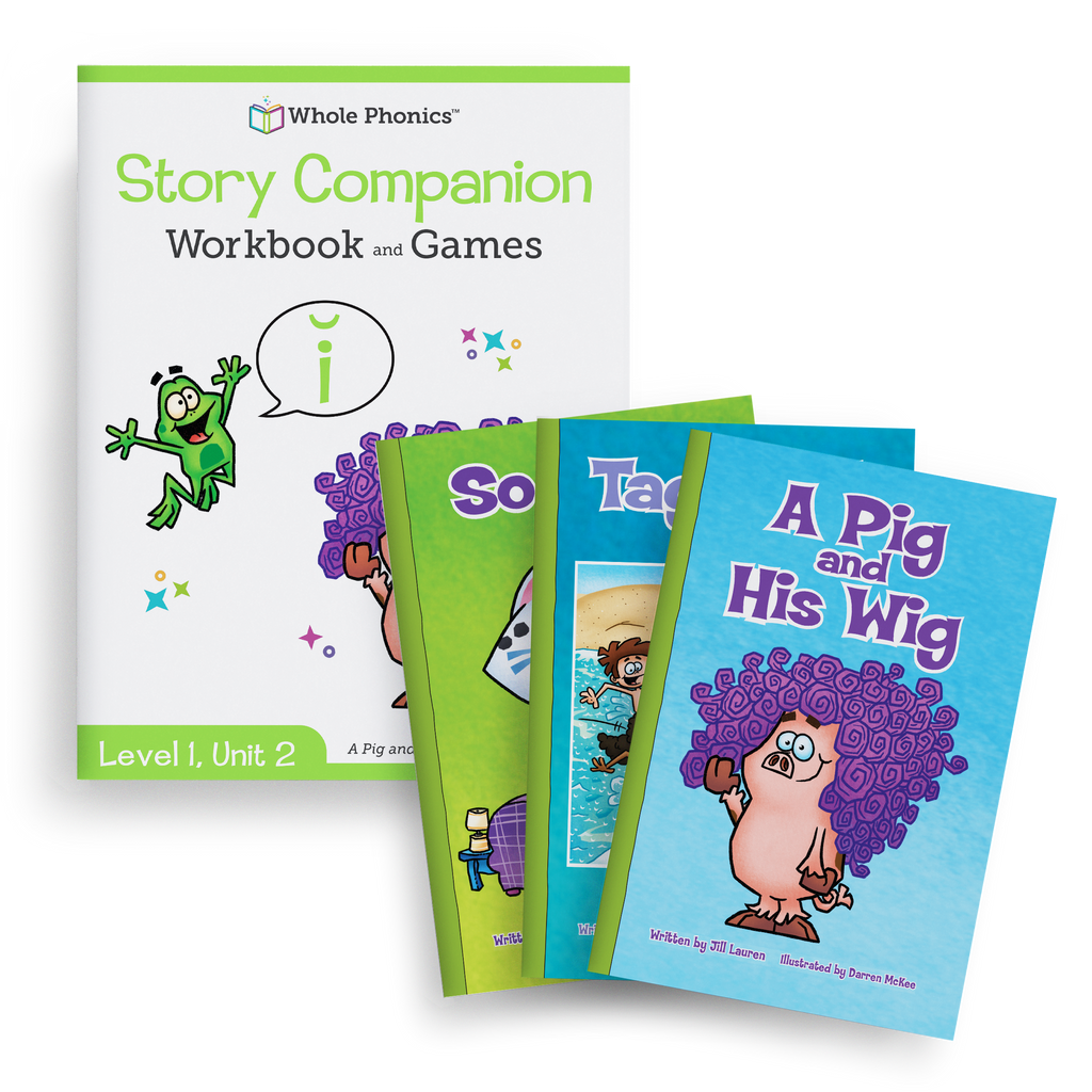 Short i Decodable Books and Workbook Set (Level 1, Unit 2) - 4 Items