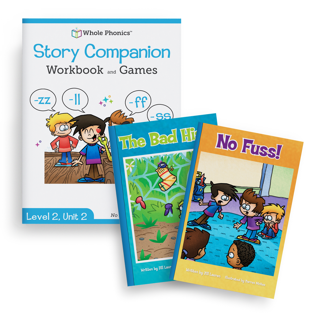 -zz, -ll, -ff, -ss Decodable Books and Workbook Set (Level 2, Unit 2) - 3 Items