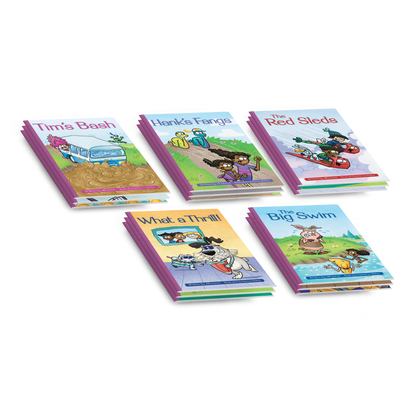 Glued Sounds & CCVC Decodable Book Set (Level 3) - 15 Items