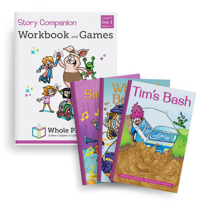 -ing -ink Decodable Books and Workbook Set (Level 3, Unit 1) - 4 Items