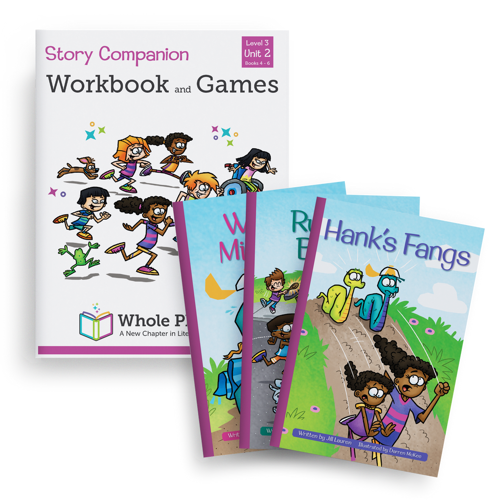 -ang -ank Decodable Books and Workbook Set (Level 3, Unit 2) - 4 Items