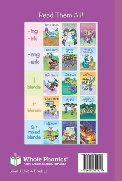 CCVC Bundle (l-blends, r-blends, s-blends) – 9 Decodable Books and 3 Workbooks