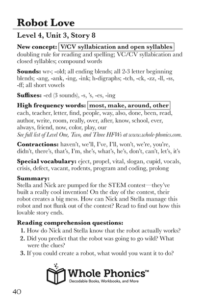 Nick and Stella Adventures Chapter Book - Level 4, Unit 3 Chapter Book