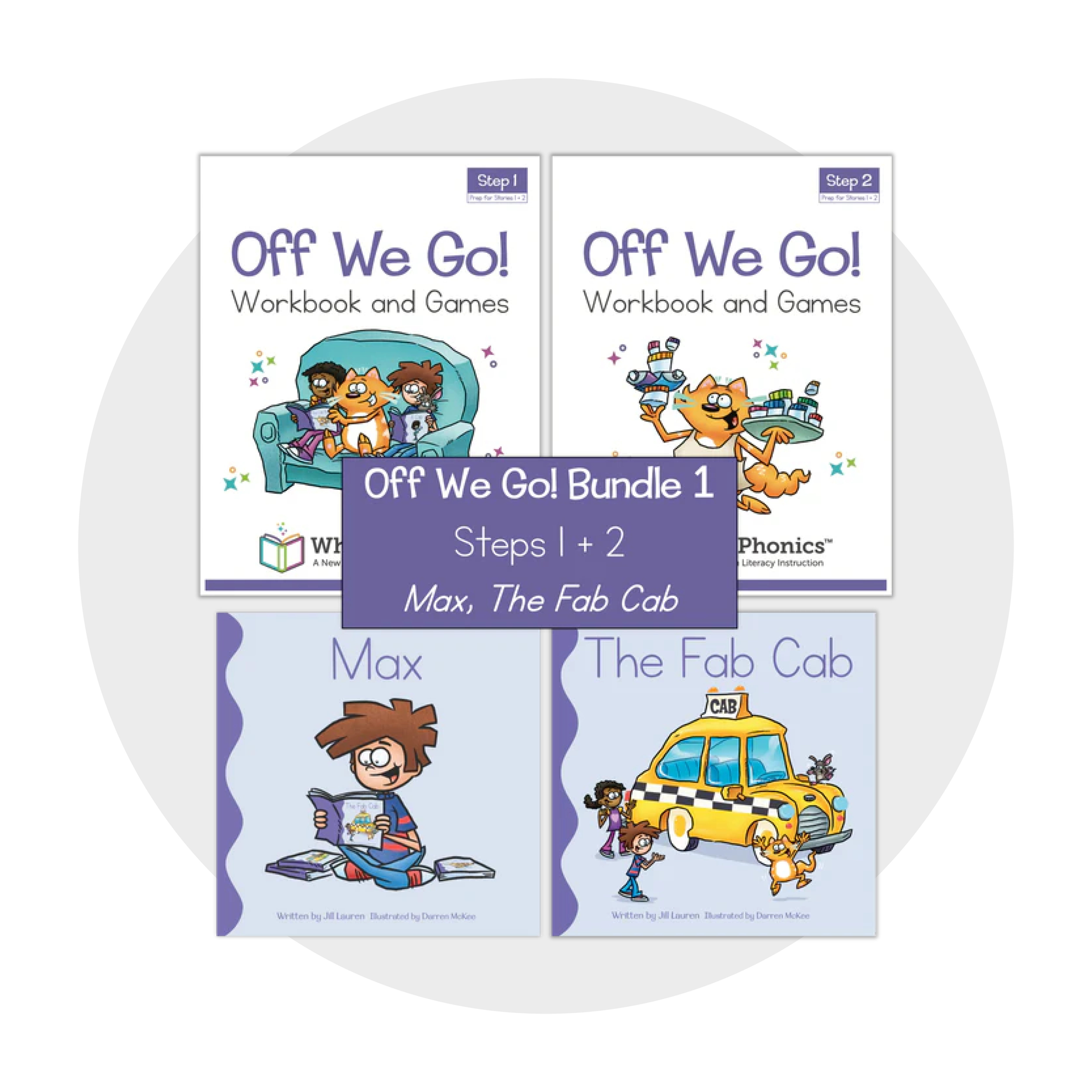 Off We Go! Bundle 1 (Steps 1 + 2) – Whole Phonics™