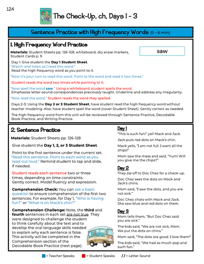 Reading Ready for Whole Phonics Teacher Guide, Level 2