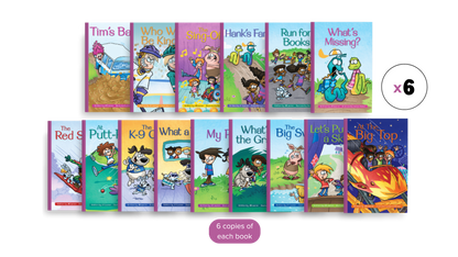 Small Group Glued Sounds & CCVC Decodable Book Set (90 items)