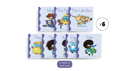 Small Group Off We Go! Decodable Books Set (48 items)