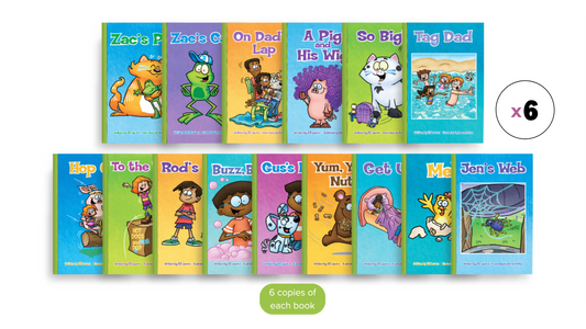 Small Group Short Vowel Decodable Book Set (90 items)