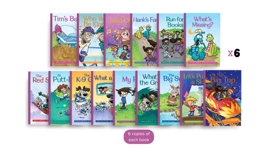 Small Group Glued Sounds & CCVC Decodable Book Set (90 items)