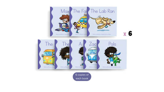 Small Group Off We Go! Decodable Books Set (48 items)