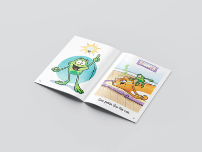 Short Vowel Decodable Books and Workbook Set