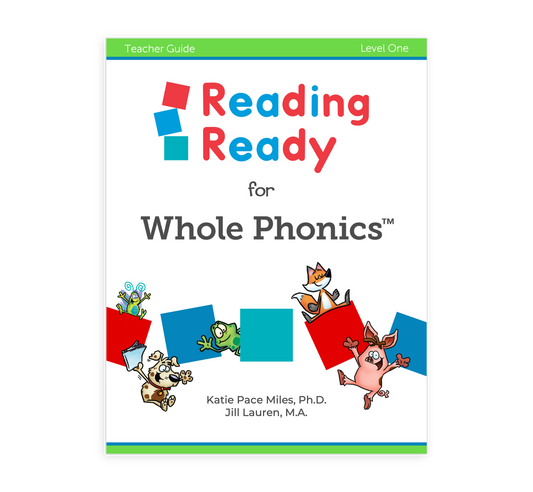 Reading Ready for Whole Phonics Teacher Guide, Level 1