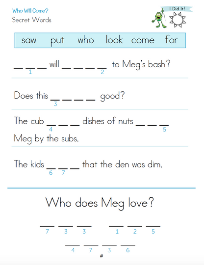 Digraph Decodable Books and Workbook Set