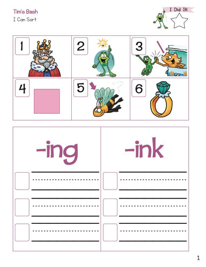 -ing -ink Workbook